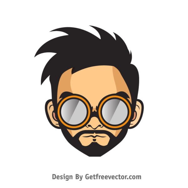 men face vector illustration