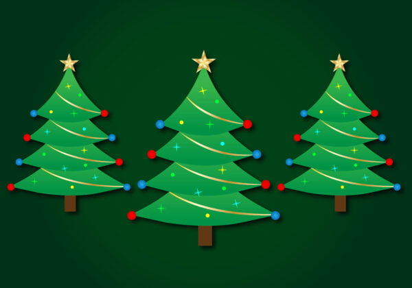 christmas tree vector