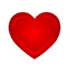 heart icon on white background