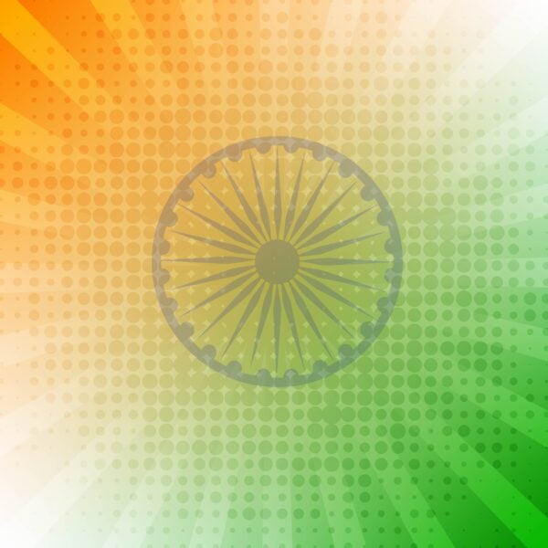 Indian Flag Modern design Background Free Download