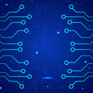 abstract blue technology lines background Free Download