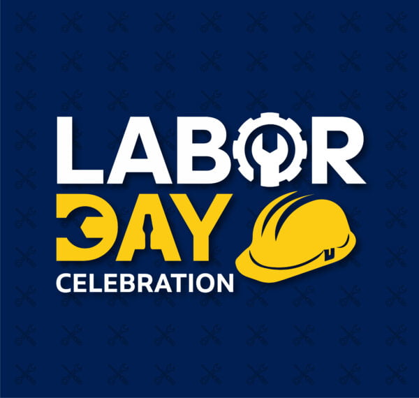 Labour day celebration background with helmet