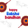 Happy raksha bandhan background design