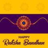 Happy raksha bandhan indian festival background design