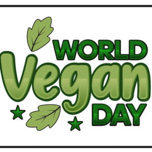 world vegan day logo on white background Free Download