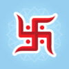 Swastik logo hindu religion symbol