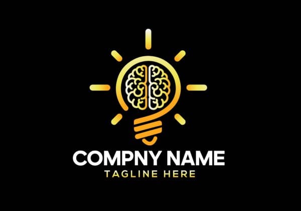 brain light Bulb Logo Vector Art, Icons, and Graphics design